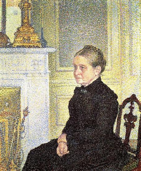 Theo Van Rysselberghe Portrait de Madame Charles Maus Norge oil painting art